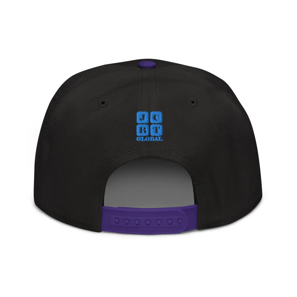 Snapback Hat "1052-0091 Insane Focus (Blue Logo)"