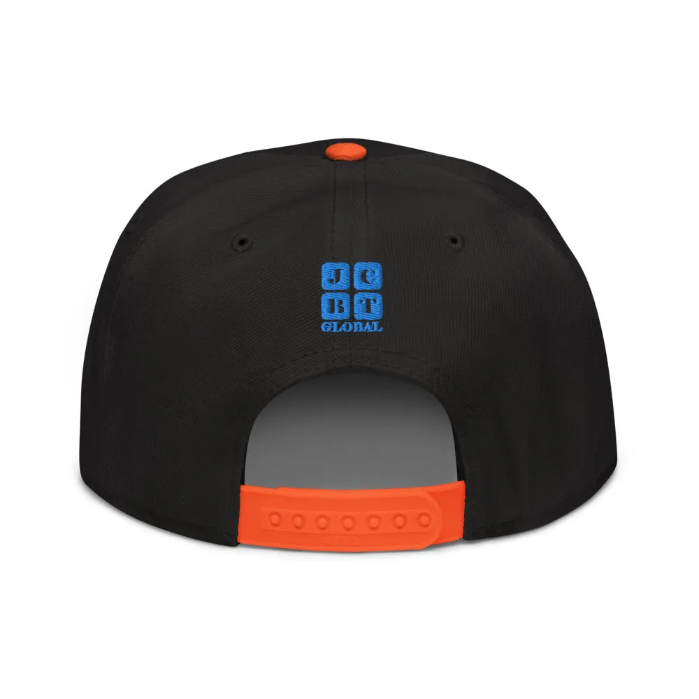 Snapback Hat "1052-0091 Insane Focus (Blue Logo)"
