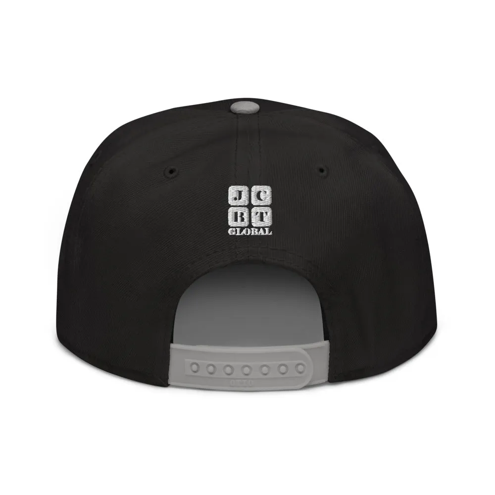 Snapback Hat "2051-0031 Born To Play Surf (White Logo)"
