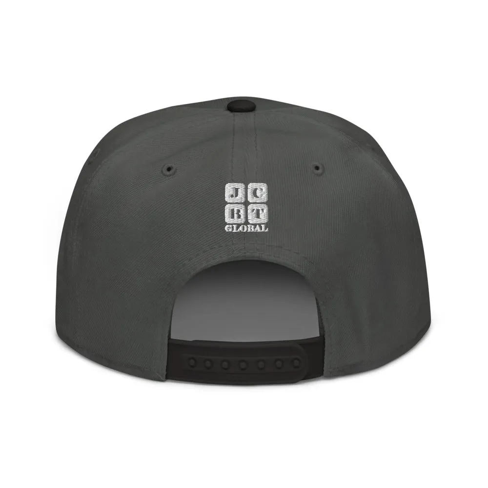Snapback Hat "2051-0031 Born To Play Surf (White Logo)"