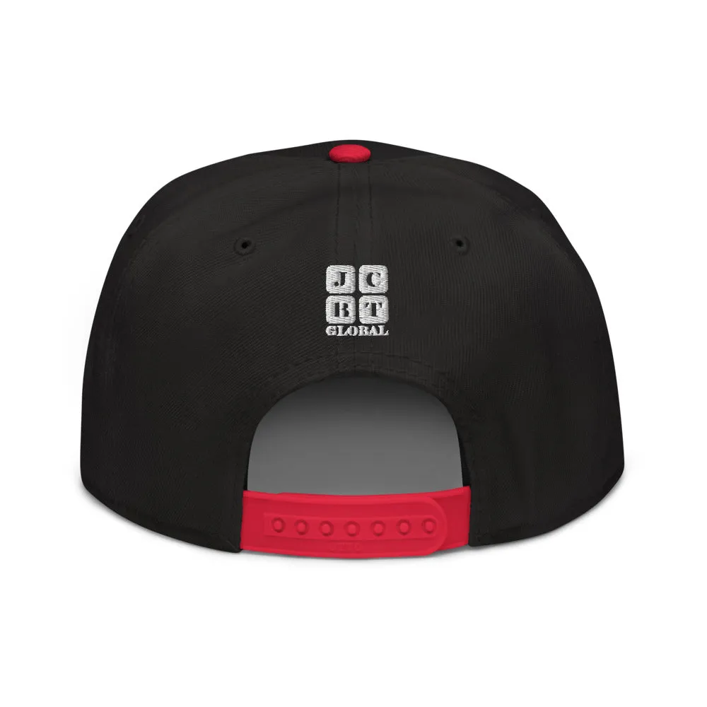 Snapback Hat "2051-0031 Born To Play Surf (White Logo)"