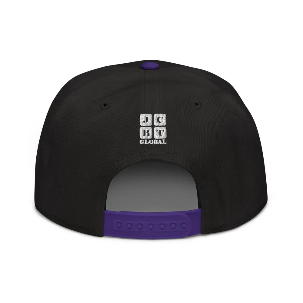 Snapback Hat "2051-0031 Born To Play Surf (White Logo)"