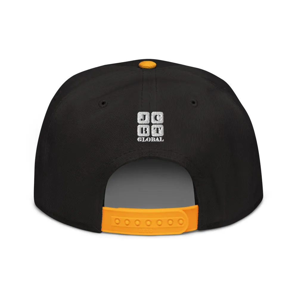 Snapback Hat "2051-0031 Born To Play Surf (White Logo)"