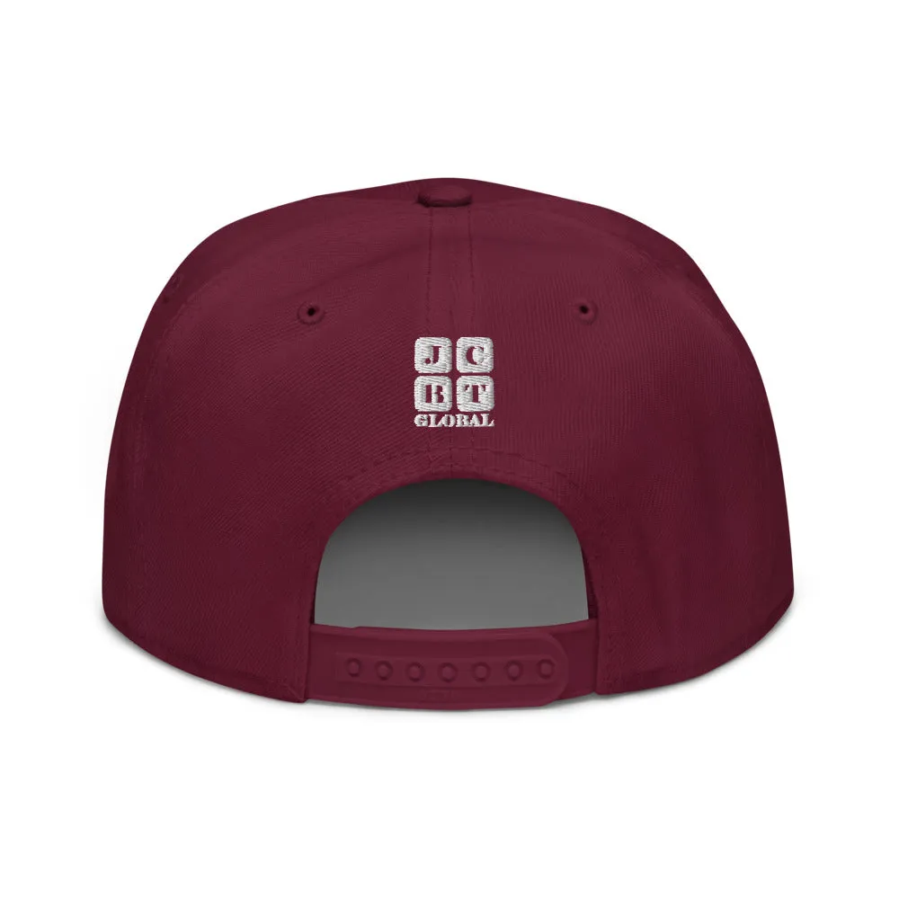 Snapback Hat "2051-0031 Born To Play Surf (White Logo)"