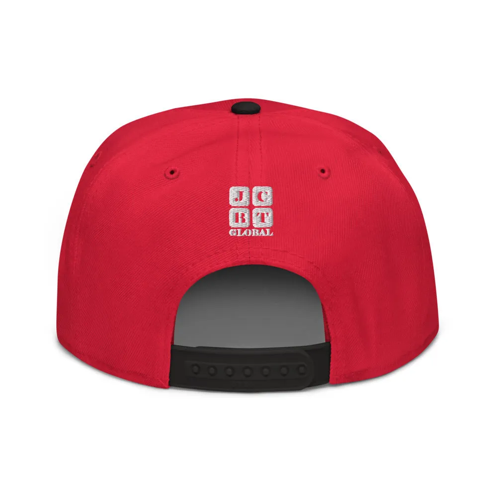 Snapback Hat "2051-0031 Born To Play Surf (White Logo)"