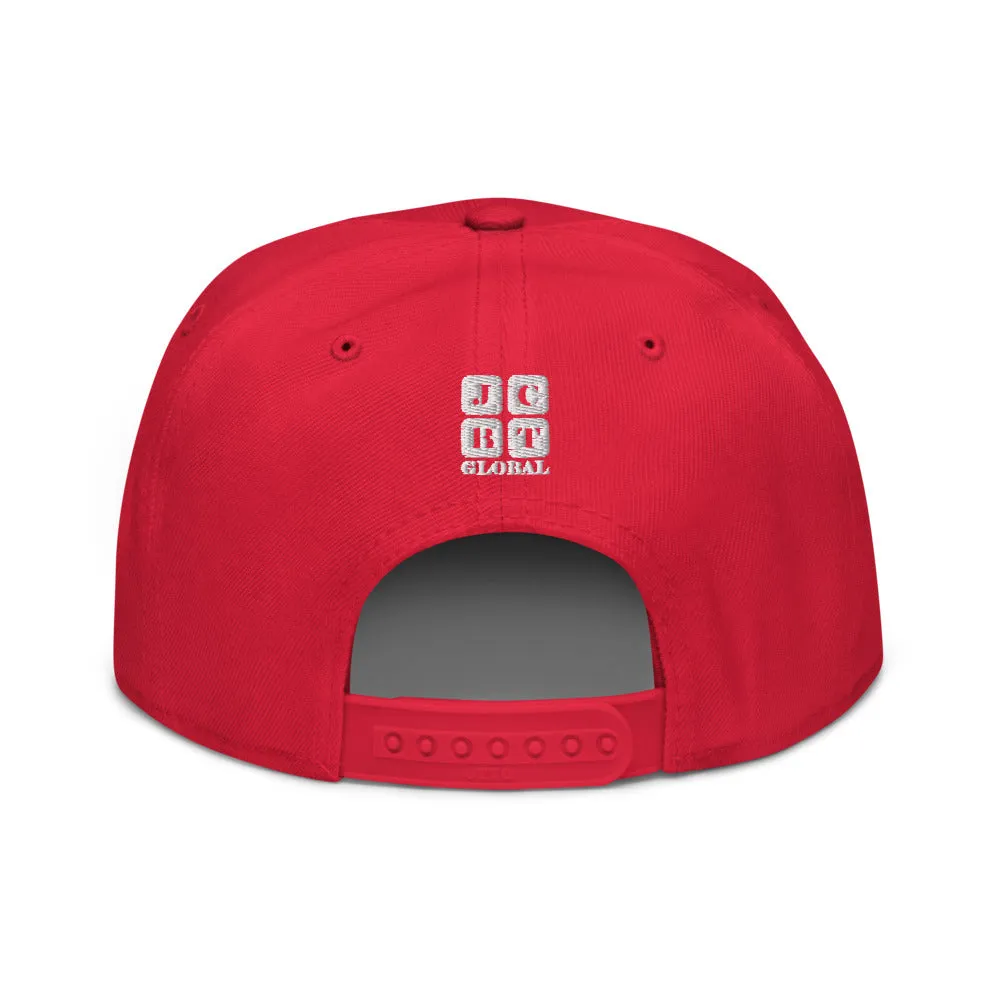 Snapback Hat "2051-0031 Born To Play Surf (White Logo)"