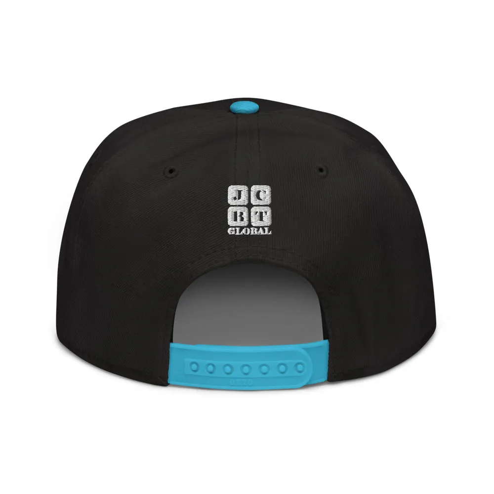 Snapback Hat "2051-0031 Born To Play Surf (White Logo)"