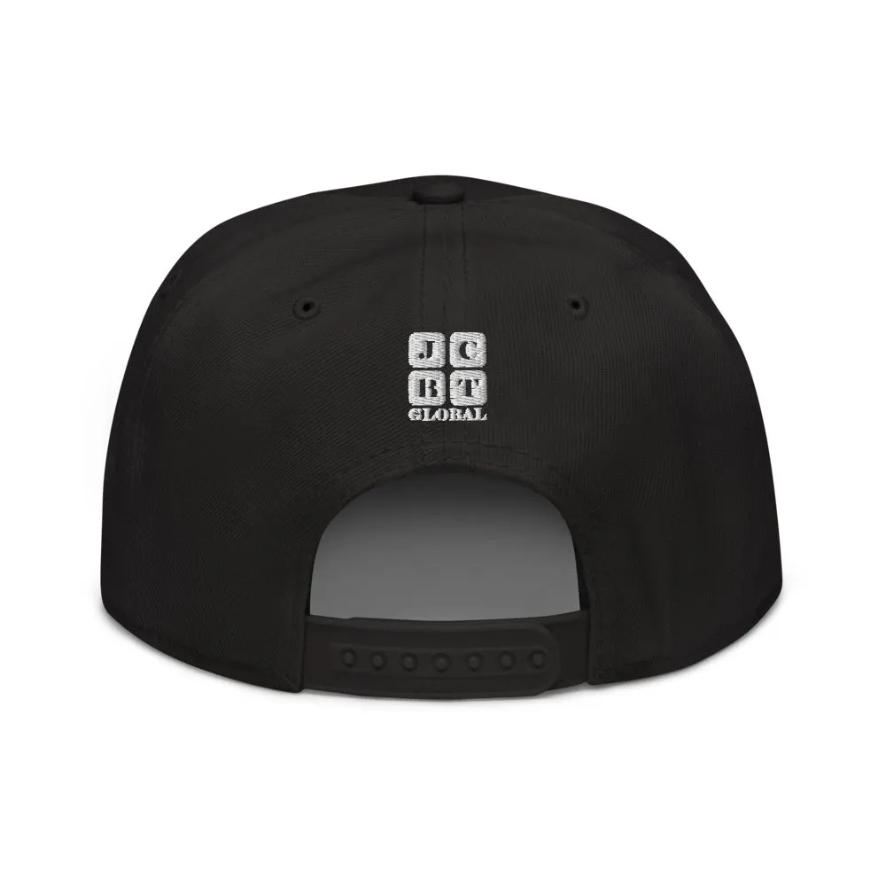 Snapback Hat "2051-0031 Born To Play Surf (White Logo)"