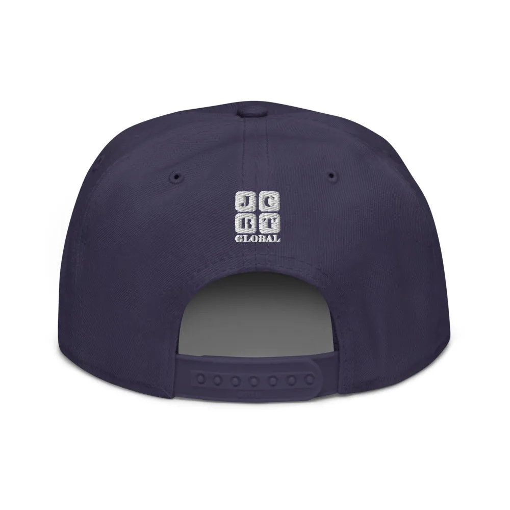 Snapback Hat "2051-0031 Born To Play Surf (White Logo)"