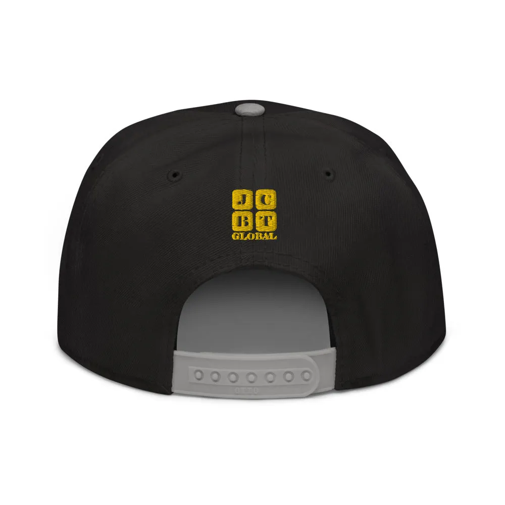 Snapback Hat "2052-0051 Everything Is Bigger In Texas (Yellow Logo)"
