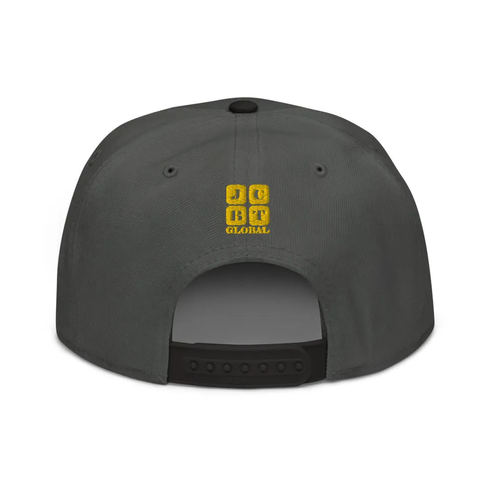 Snapback Hat "2052-0051 Everything Is Bigger In Texas (Yellow Logo)"