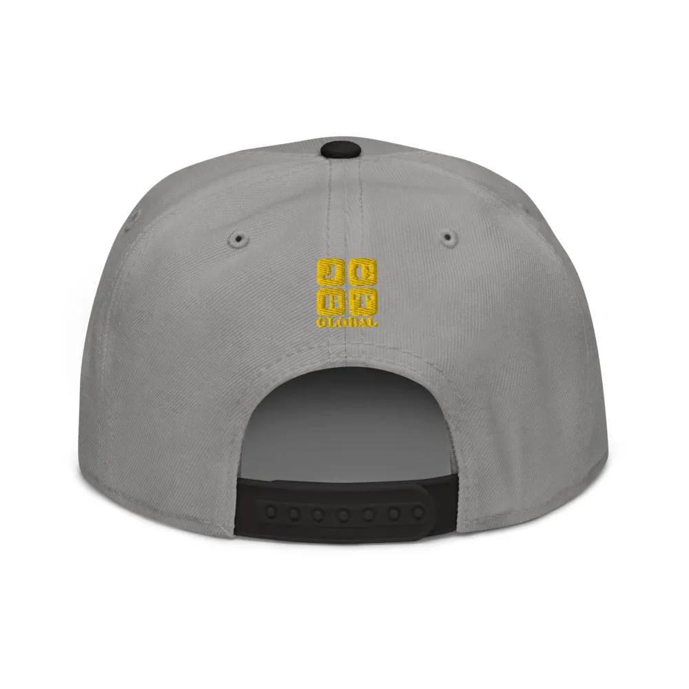 Snapback Hat "2052-0051 Everything Is Bigger In Texas (Yellow Logo)"