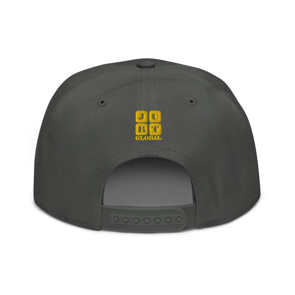 Snapback Hat "2052-0051 Everything Is Bigger In Texas (Yellow Logo)"