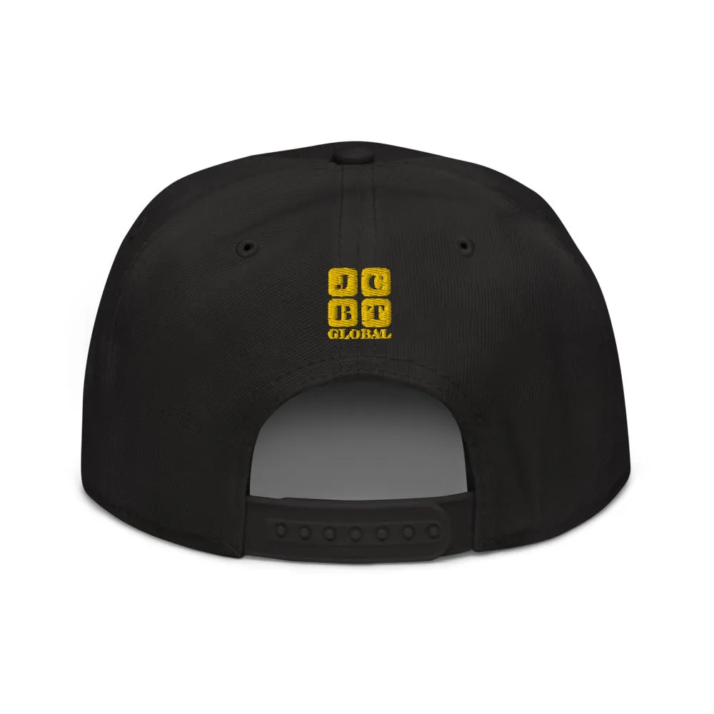 Snapback Hat "2052-0051 Everything Is Bigger In Texas (Yellow Logo)"
