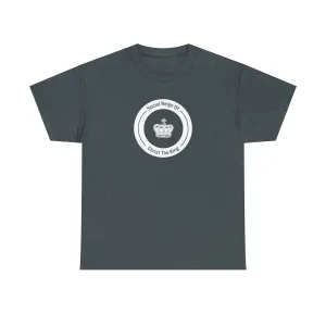 Social Reign of Christ the King woman's White Circle t-shirt