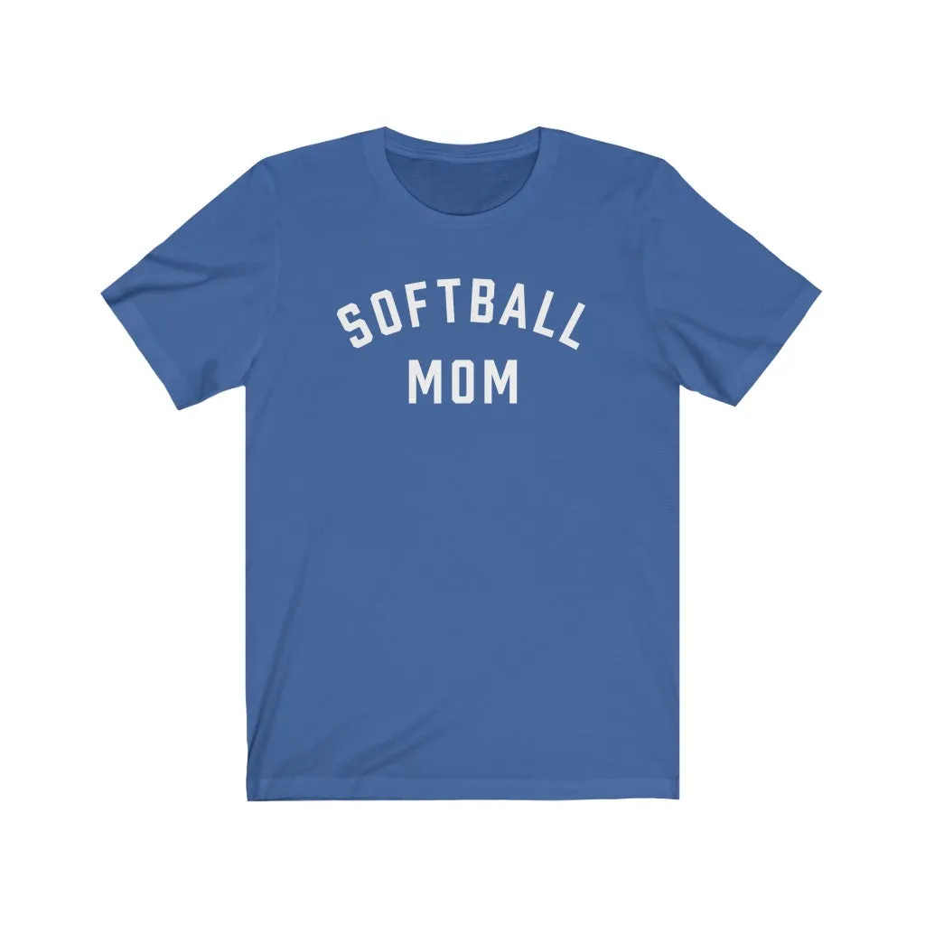 SOFTBALL MOM Jersey Tee