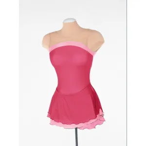 Solitaire Skatewear F23021P Mesh Overlay Dress, No Crystals