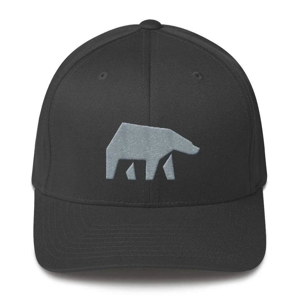 SoulBearRPG Silver Bear Logo Structured Twill Cap