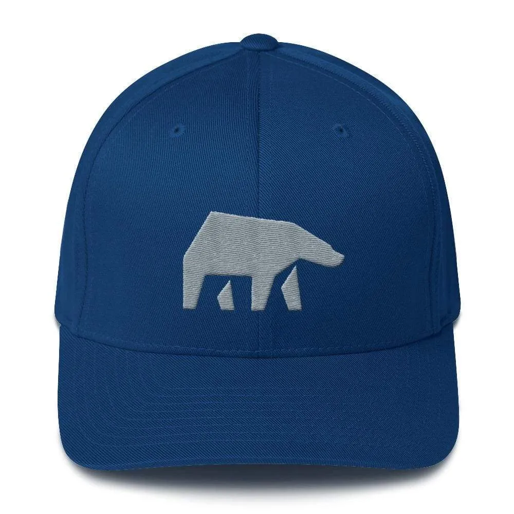 SoulBearRPG Silver Bear Logo Structured Twill Cap