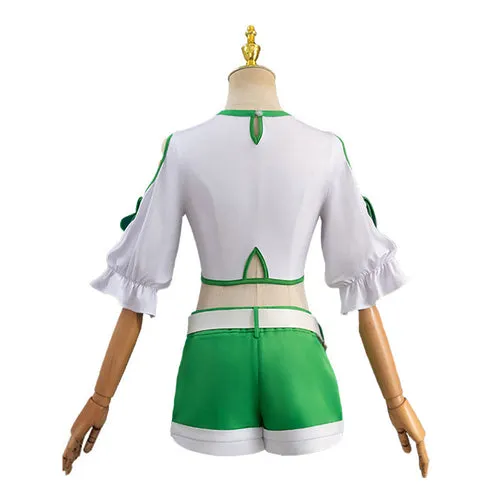 Sousou no Frieren Kanne Women Green Cosplay Costume