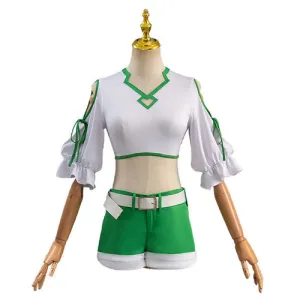 Sousou no Frieren Kanne Women Green Cosplay Costume