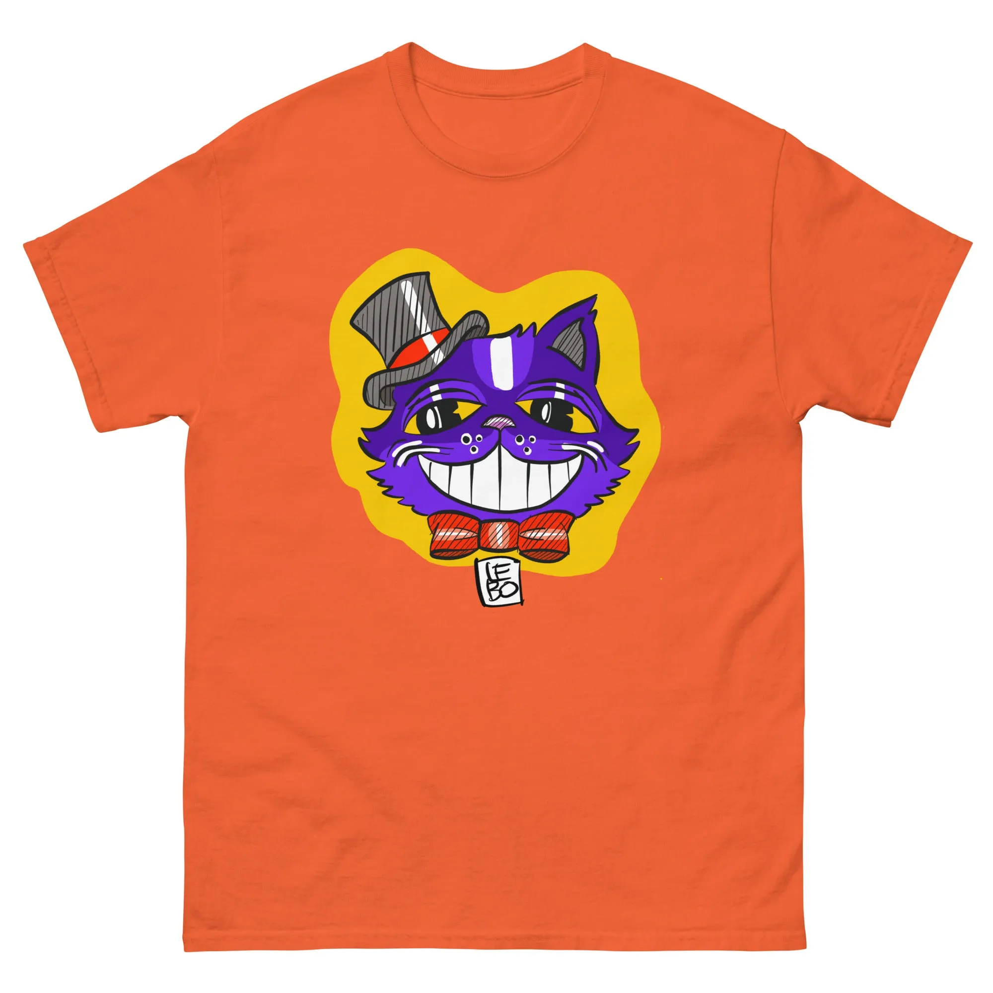 Spooky Cool Kitty  - Lebo Short Sleeve Unisex T-Shirt