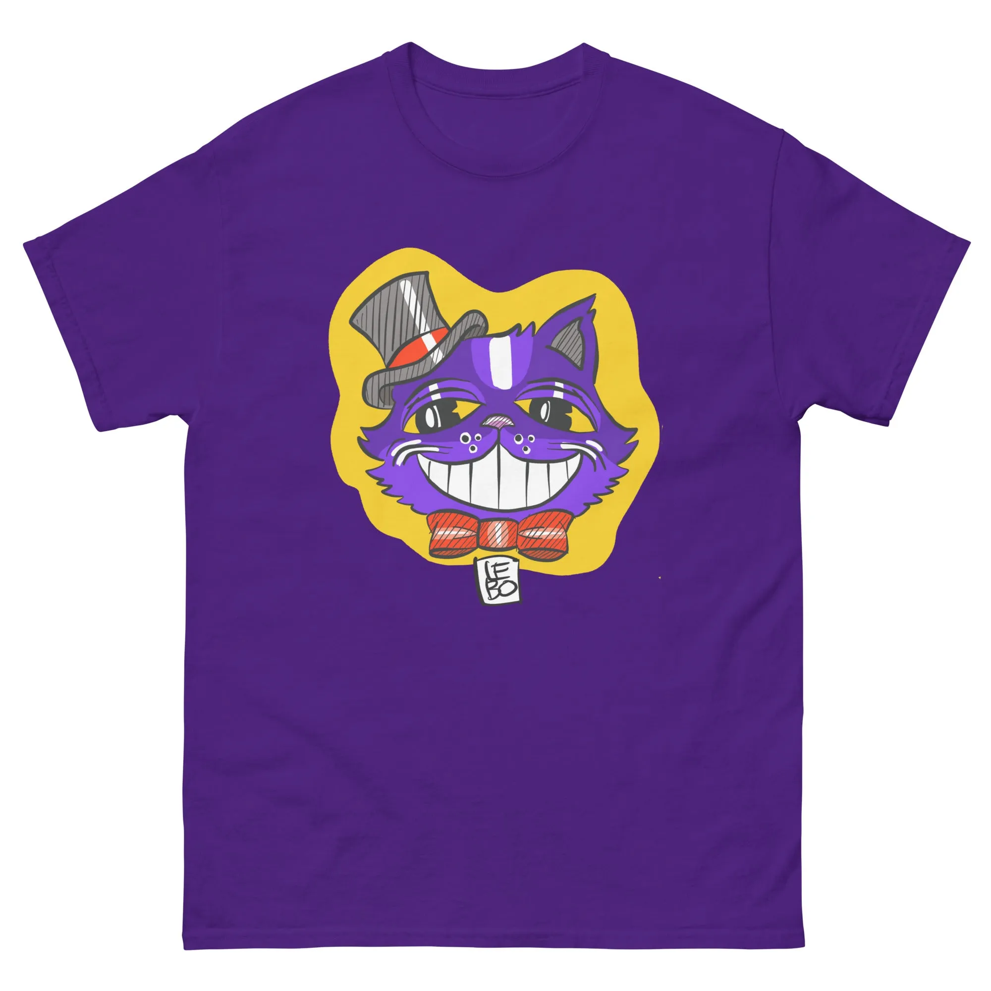 Spooky Cool Kitty  - Lebo Short Sleeve Unisex T-Shirt