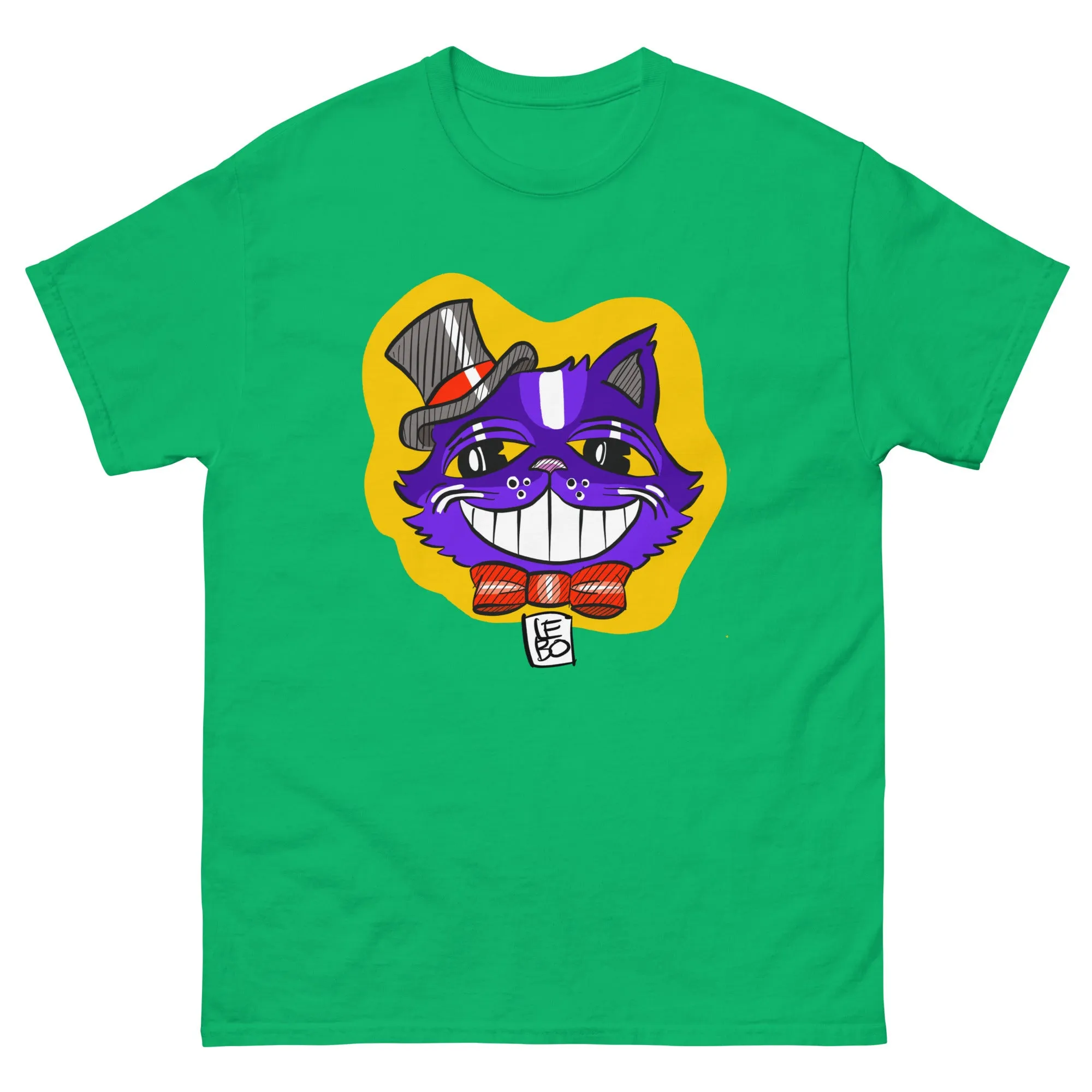 Spooky Cool Kitty  - Lebo Short Sleeve Unisex T-Shirt