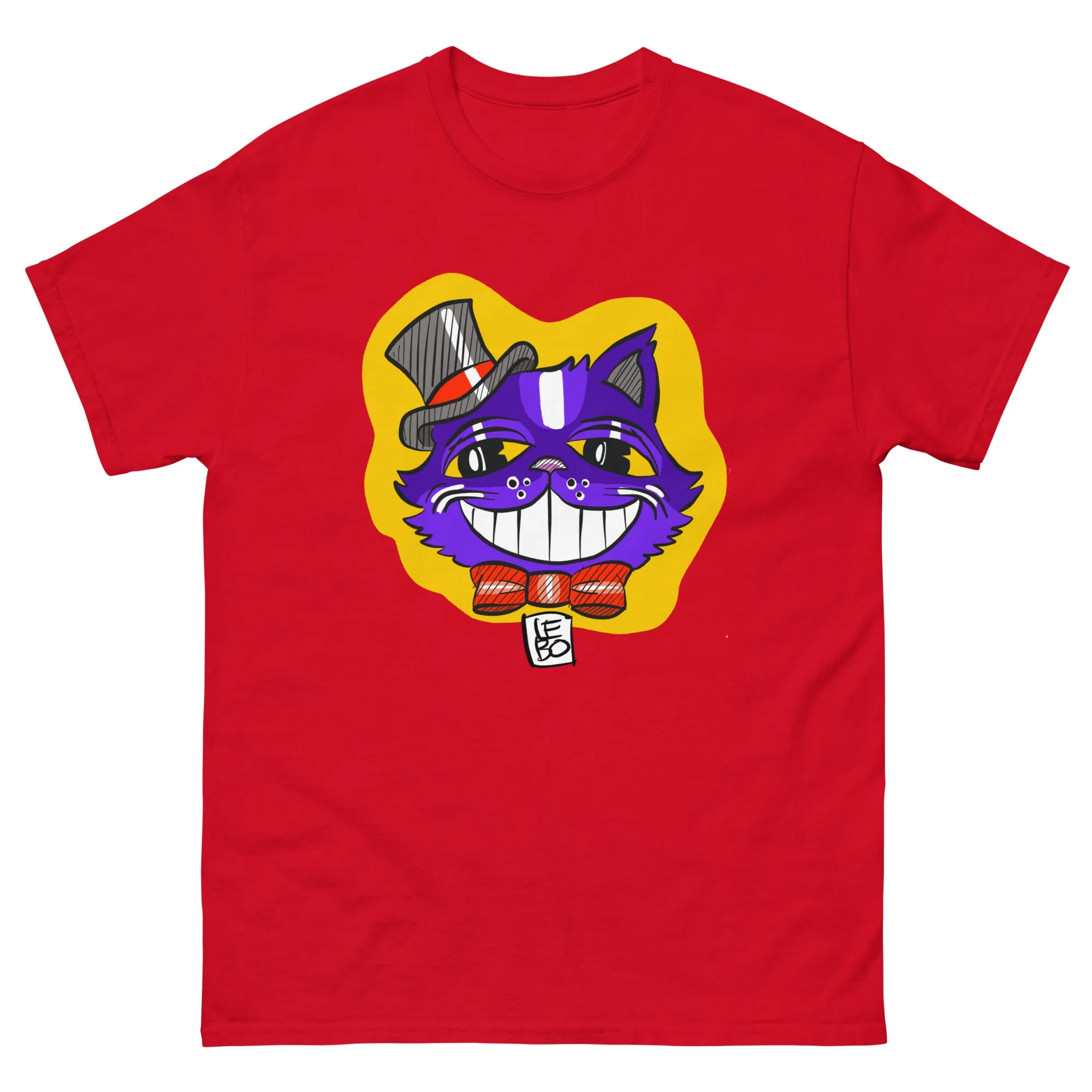Spooky Cool Kitty  - Lebo Short Sleeve Unisex T-Shirt