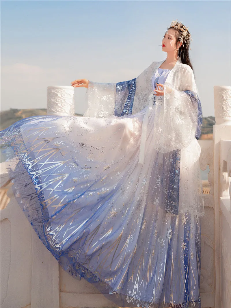 Star and Moon Embroidered Hanfu yc50086