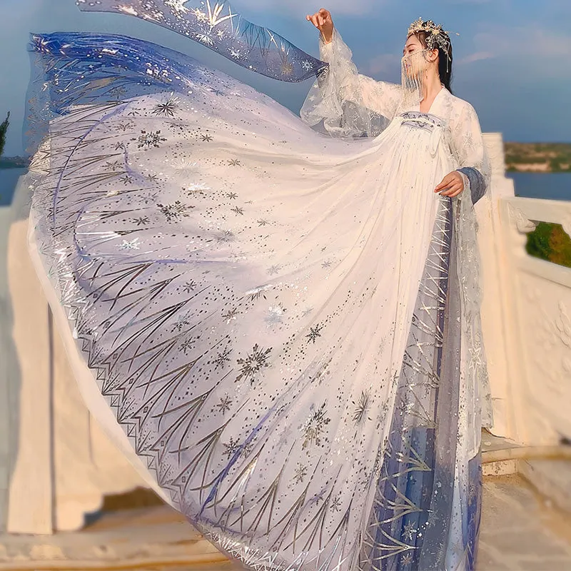 Star and Moon Embroidered Hanfu yc50086
