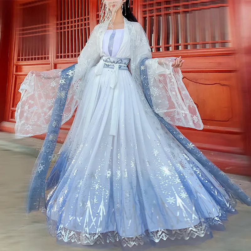 Star and Moon Embroidered Hanfu yc50086