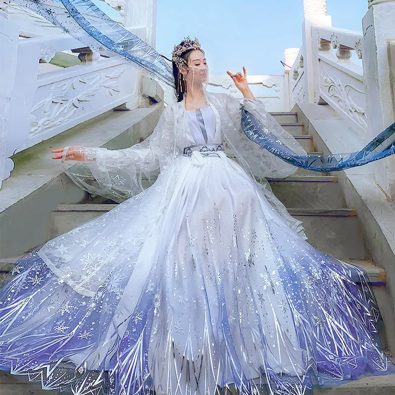 Star and Moon Embroidered Hanfu yc50086