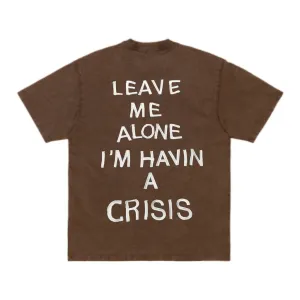 Stingwater Crisis T-Shirt Acid Wash Brown