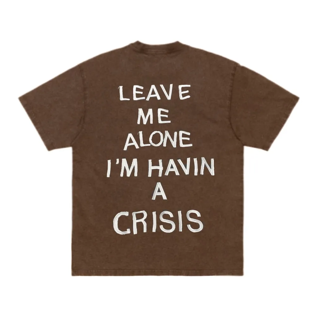 Stingwater Crisis T-Shirt Acid Wash Brown