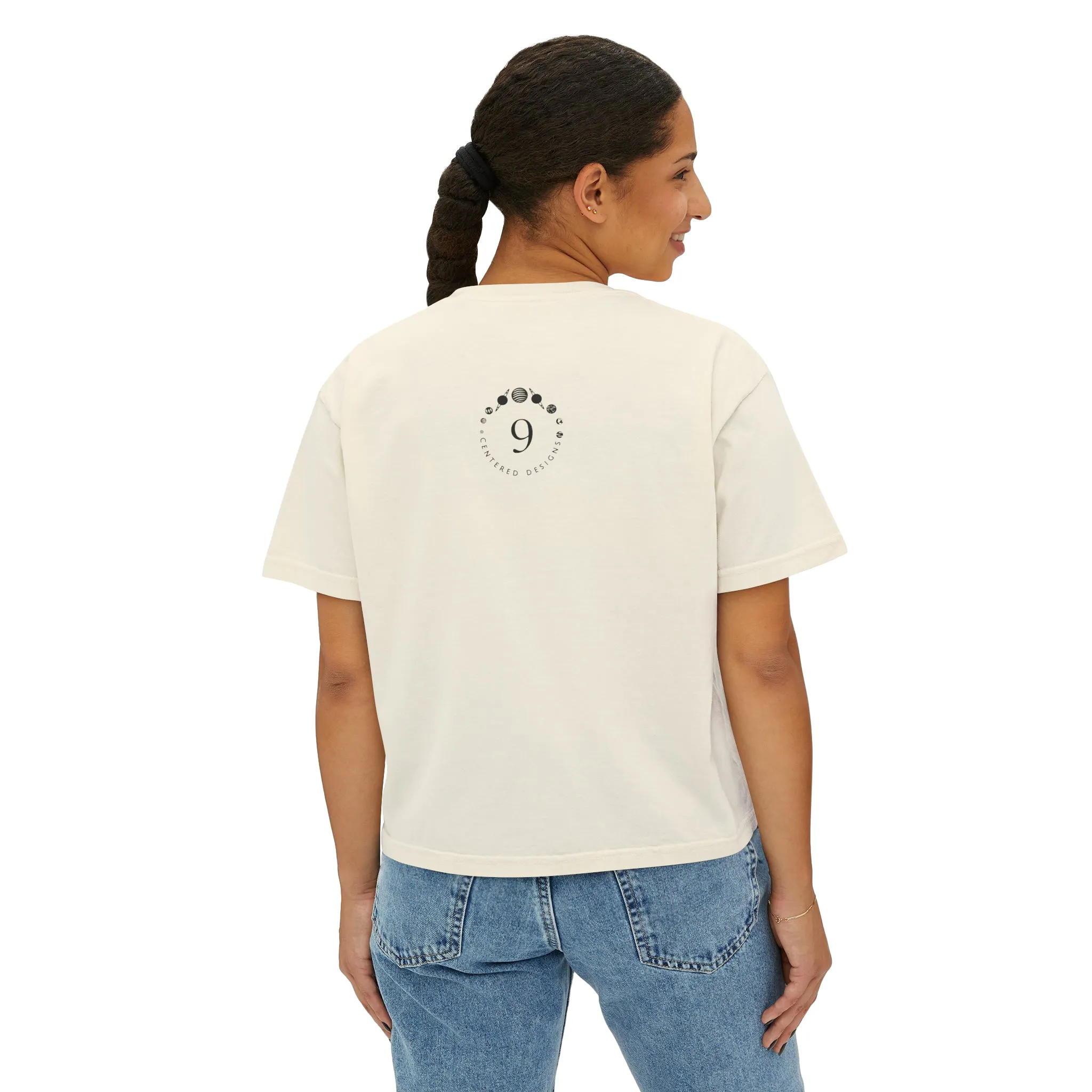 Strategy and Authority with Compass Women's Boxy Tee