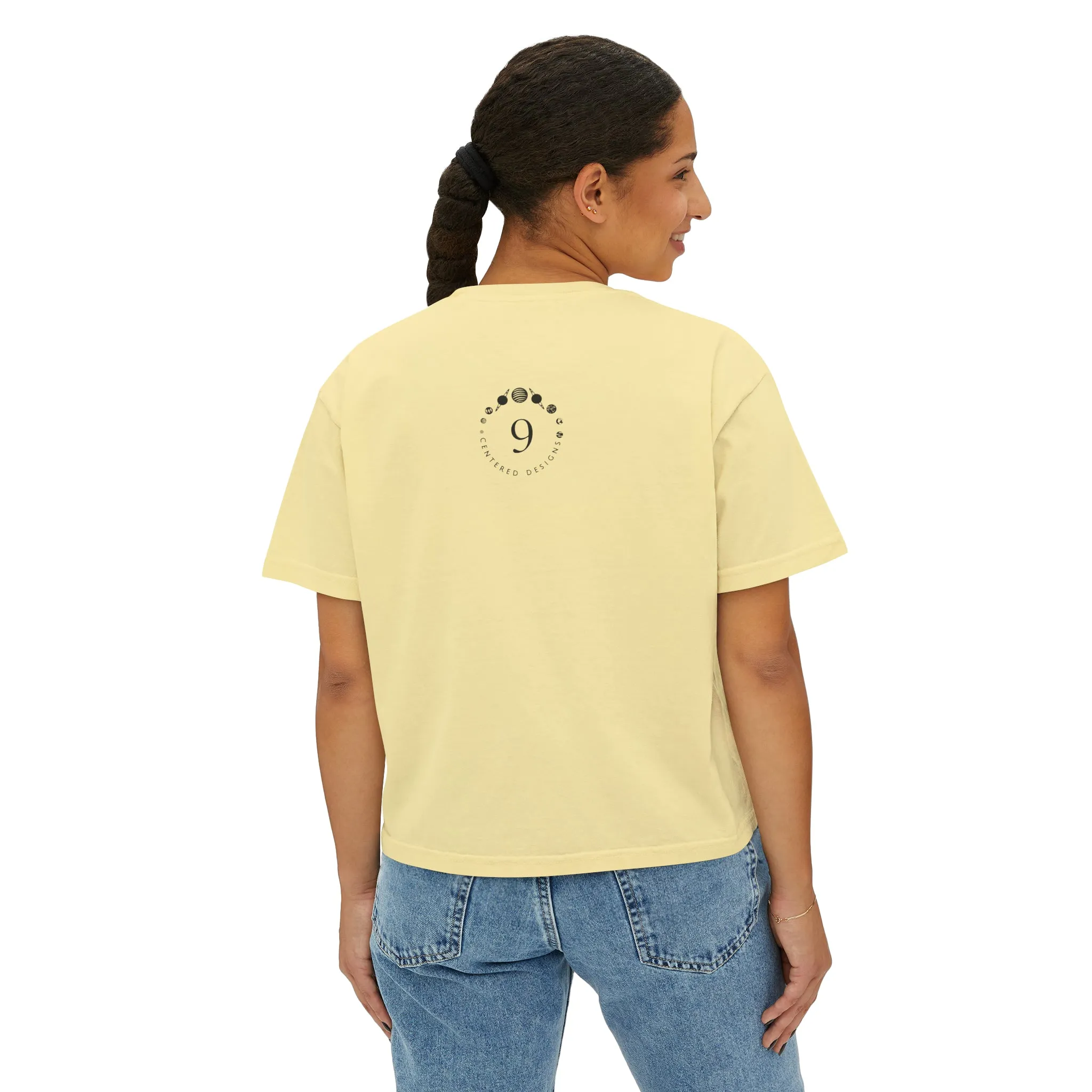 Strategy and Authority with Compass Women's Boxy Tee