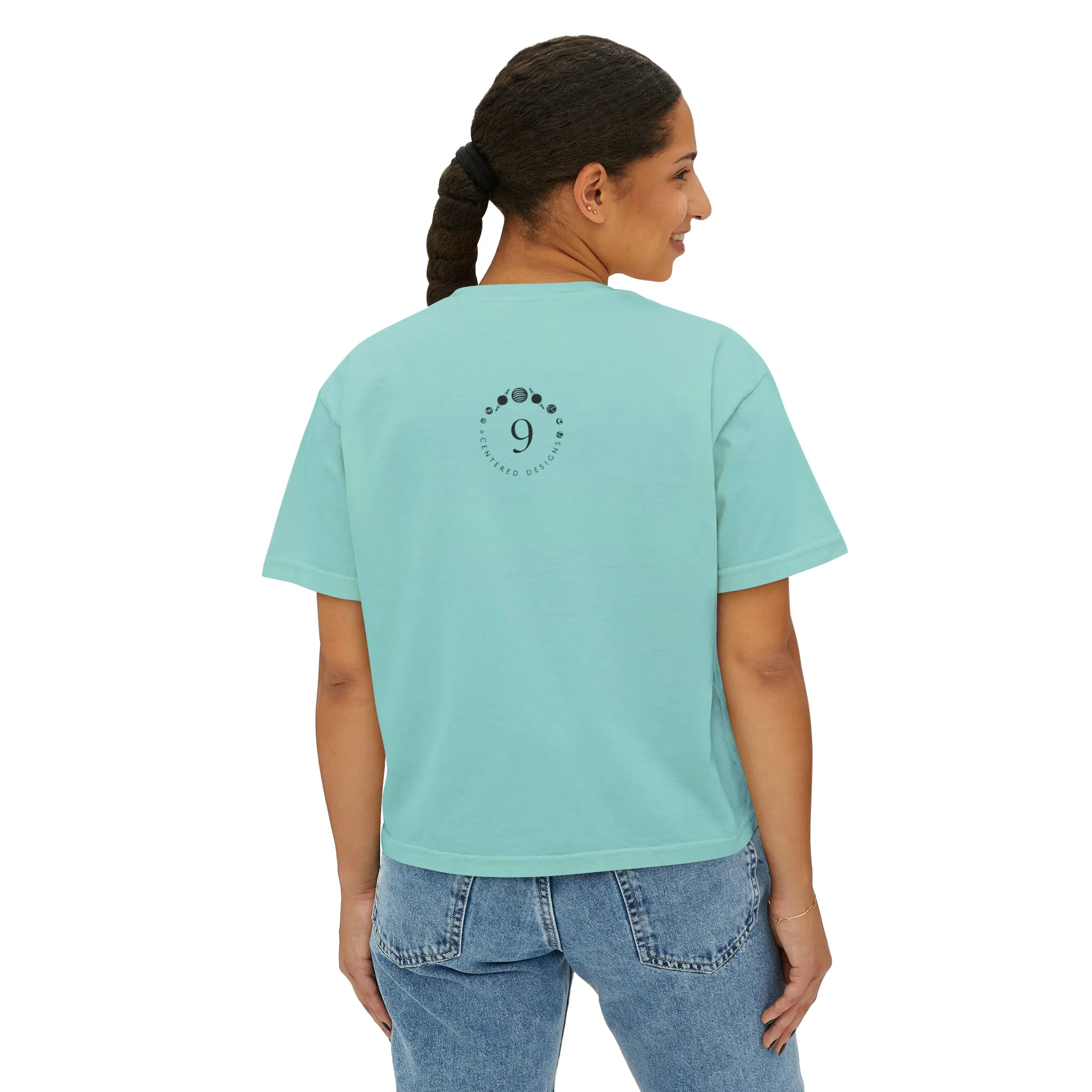 Strategy and Authority with Compass Women's Boxy Tee