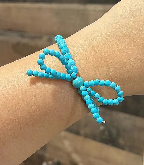 Stretch bow bracelet