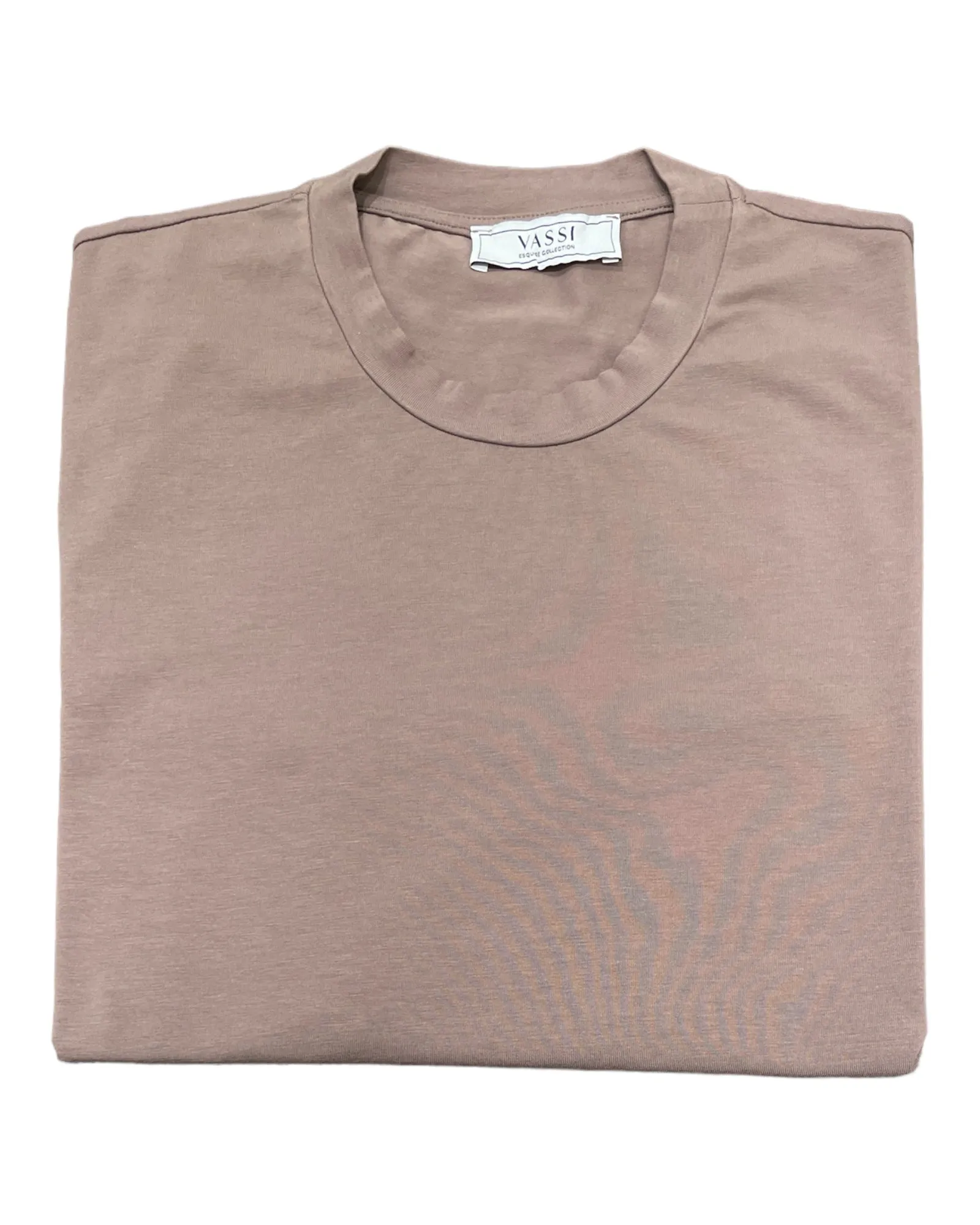 Stretch-Cotton Long Sleeve Crew-Neck T-Shirt - Camel