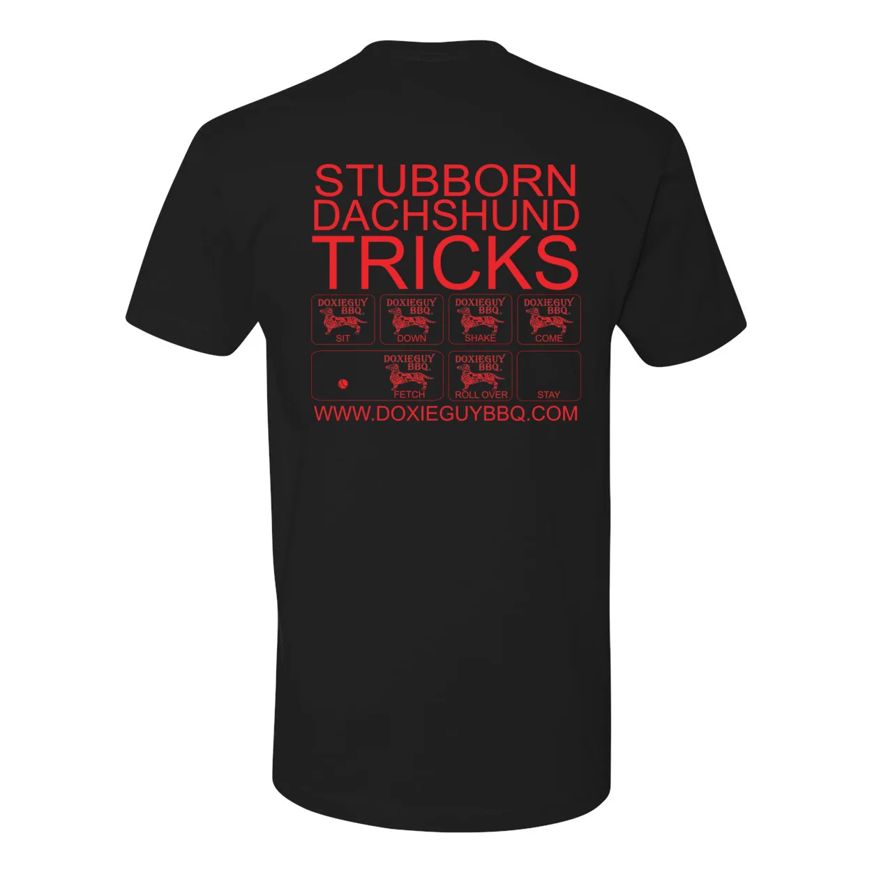 Stubborn Dachshund Premium Short Sleeve Crew
