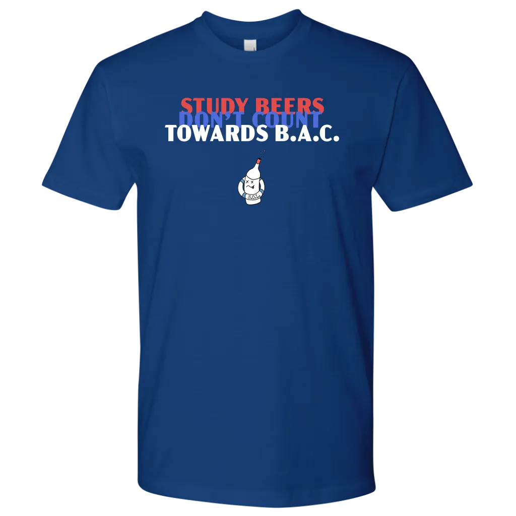 Study Beers Don't Count Towards B.A.C. T-Shirt