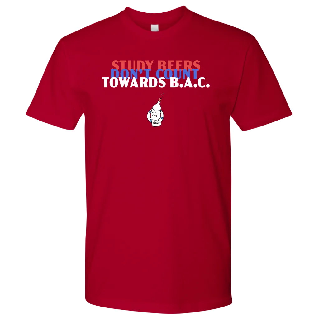 Study Beers Don't Count Towards B.A.C. T-Shirt