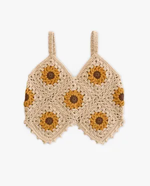 Sunflowers Top | cream | In Stock (4-5y)