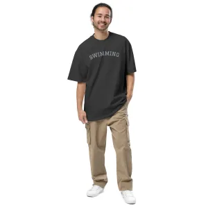 Swimming Oversized Embroidered T-shirt