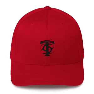 T Nation Structured Flexfit Cap - Black Logo