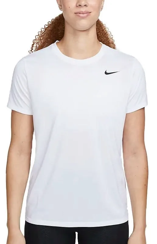 T SHIRT DONNA NIKE DRI-FIT RUN MAGLIA WOMAN RUNNING TEE BIANCA