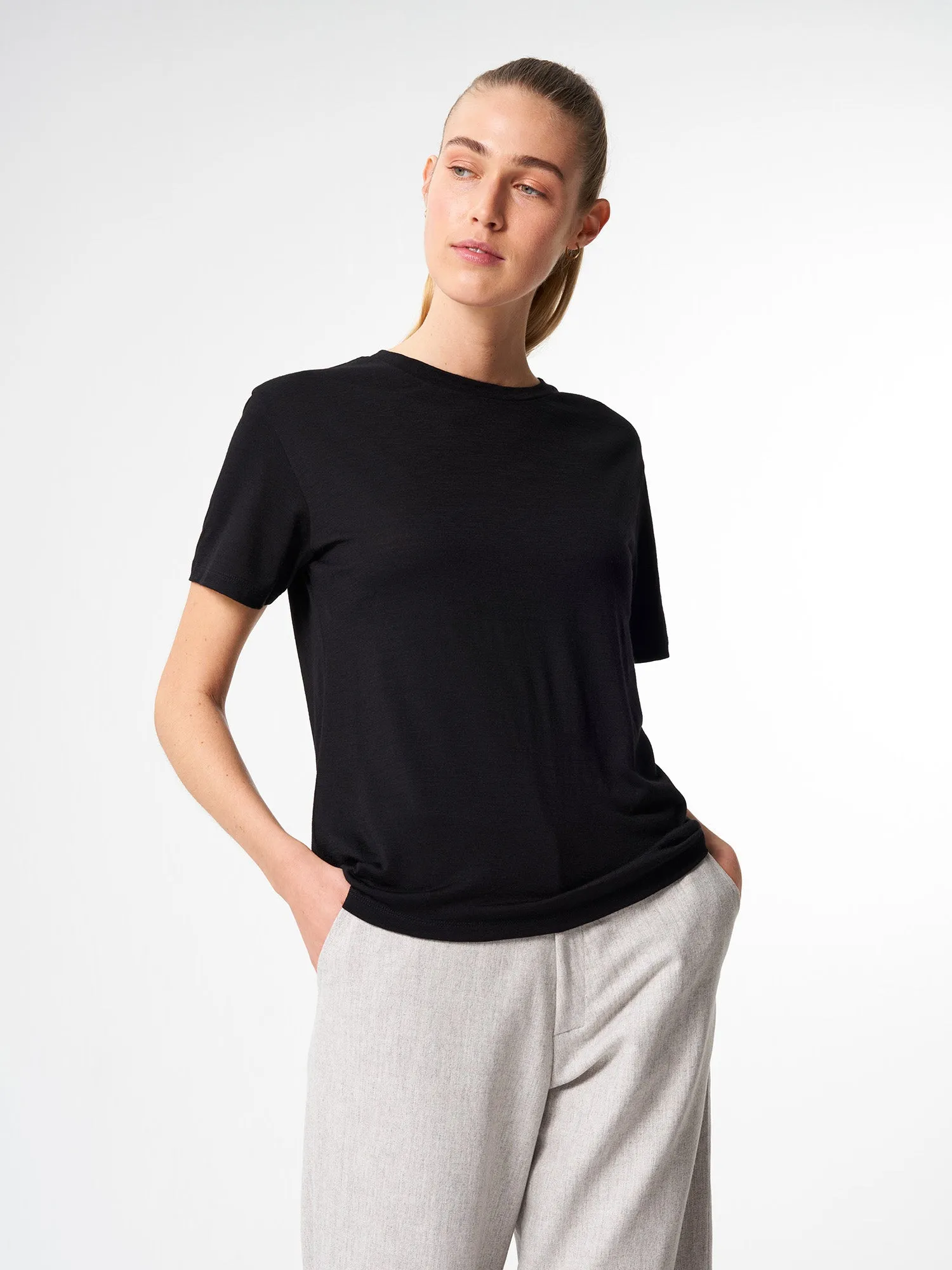T-Shirt Merino - Sheep Black (Female)