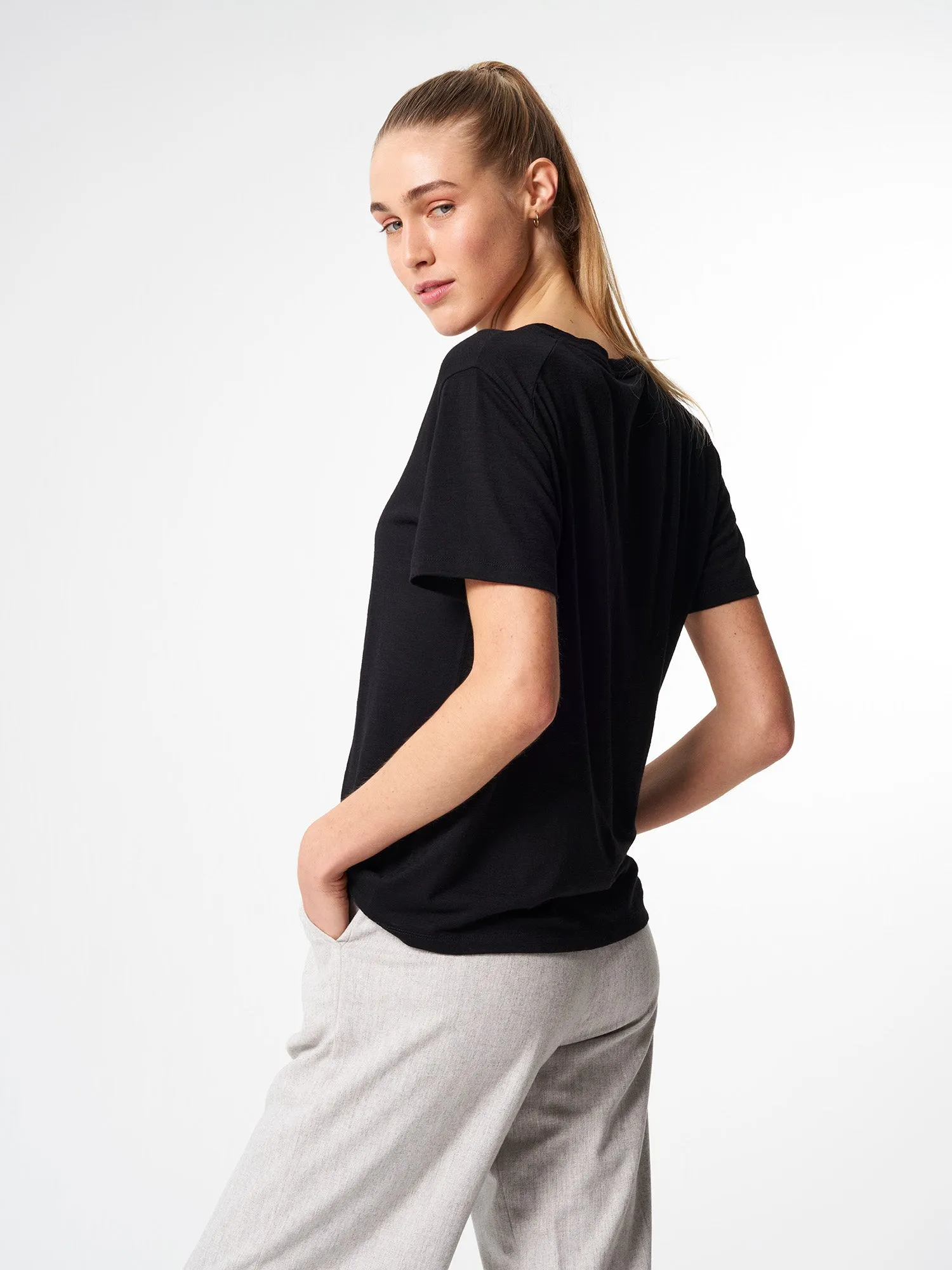 T-Shirt Merino - Sheep Black (Female)