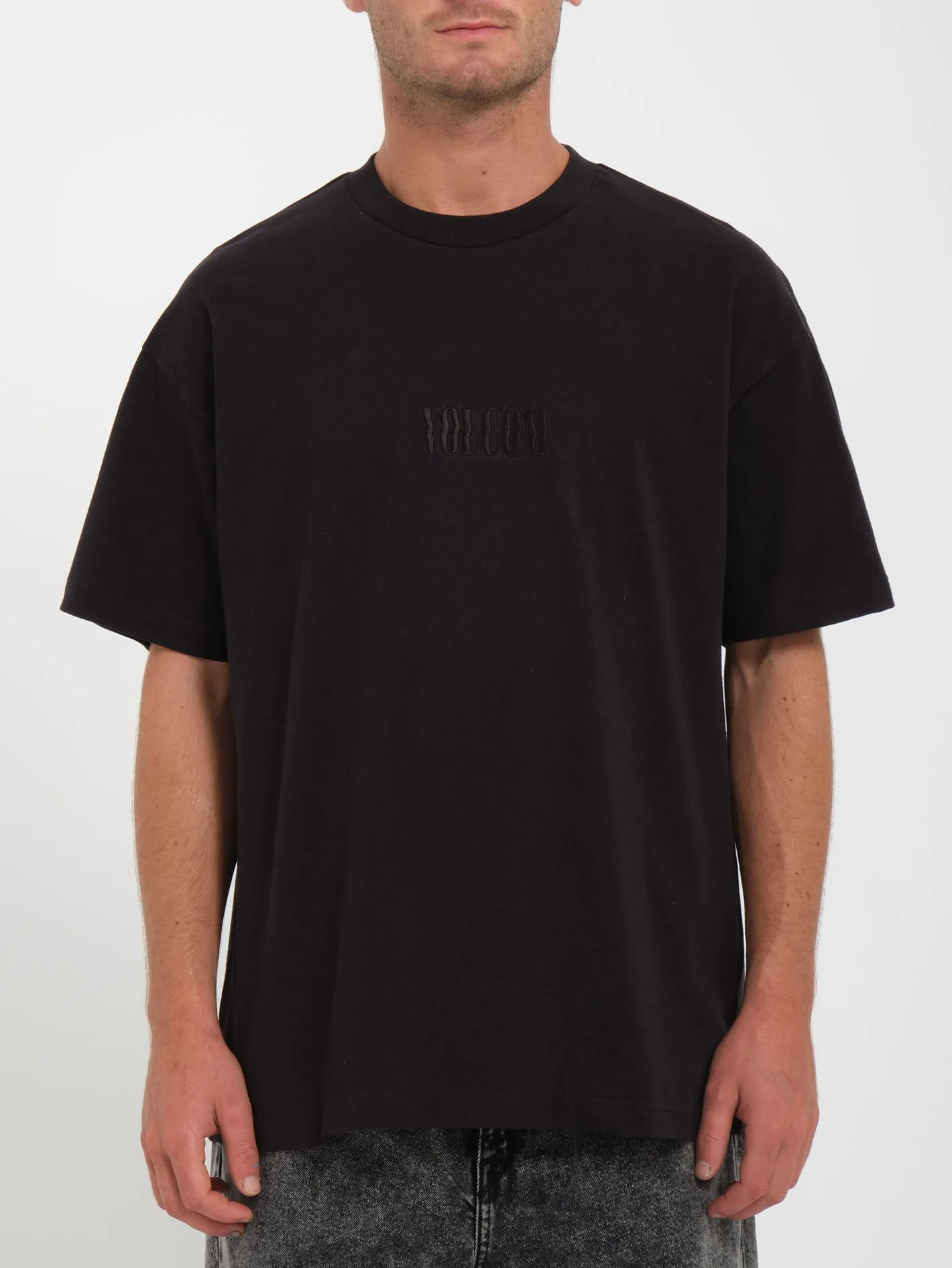 T-shirt Ripple Stone - BLACK
